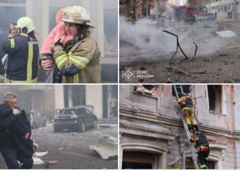 Imazhet që tronditën botën, si u shpëtuan 48 fëmijë pas bombardimit të çerdhes me dronë rus në Kharkiv