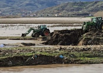 FOTO / Vijon riparimi i argjinaturave, Rama ndan pamje nga punimet në terren