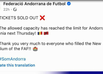 Pritet dyndje shqiptarësh, shiten të gjitha biletat e Andorrë-Shqipëri