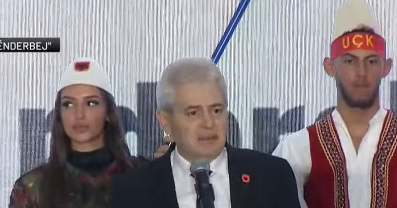 Protesta në Strasburg për ish krerët e UÇK  reagon Ali Ahmeti  Po gjykohen mbi shpifjet e Serbisë