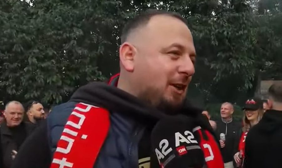 VIDEO   Përballja me  Tre luanët   mijëra tifozë  elektrizojnë  Tiranën