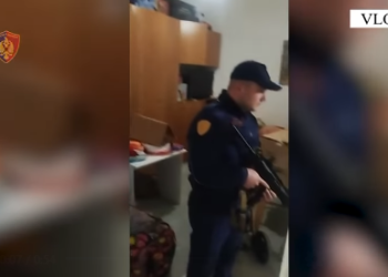 VIDEO- Vlorë, mbante në banesë armë zjarri dhe municion luftarak, pranga 40 vjeçarit