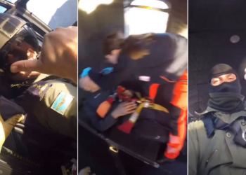 VIDEO / E pickoi gjarpri, forca ajrore shqiptare shpëton qytetarin nga Kosova