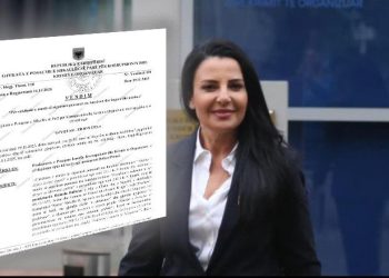 U pezullua si zv. kryeministre/ Publikohet vendimi i GJKKO për Ballukun