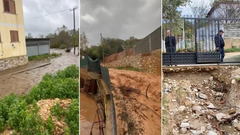 Situatë kaotike në Borizanë  Uji i përroit përmbyt zonën  banorët i vënë fajin gurores  I kanë bllokuar rrjedhën  na rrezikohet jeta