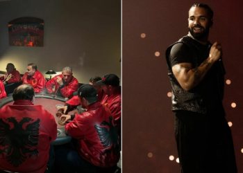 Drake nuk i ndahet Shqipërisë, poston foton me simbolet kombëtare