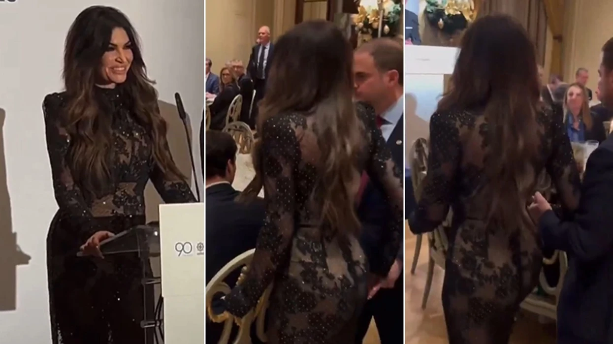 VIDEO Shpërthen rrjeti  Ambasadorja e SHBA në Athinë ngjall debat me veshjen e saj  shkon në takimin diplomatik me fustan tranparent  