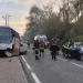 Aksident i rëndë në Torino / Autobusi me 50 nxënës përplaset me “BMW” 20 të plagosur, humb jetën..  