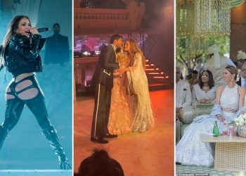 Dasma madhështore e miliarderes.. JLo ndez skenën me kostume ekstravagante/ Djali i Trump mes të ftuarve të famshëm