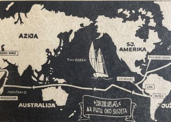 Para 60 vitesh shkrimtari kroat Joža Horvat lundroi anekënd botës me një anije me emër shqiptar – “Besa”