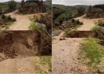 Delvinë, shembet ura që lidhte tre fshatra, izolohen tërësisht banorët