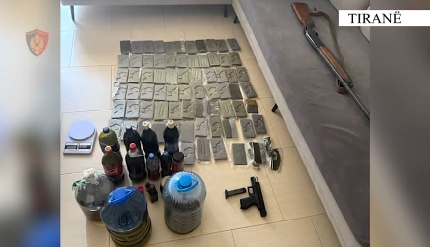 VIDEO Zbulohet  baza  e drogës në Tiranë  Identifikohen 44 prodhues dhe shpërndarës  mes tyre të mitur  25 të arrestuar 