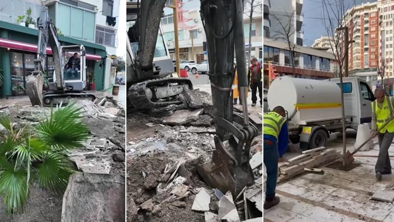 Lirimi i hapësirave publike  Rama ndan pamjet nga Durrësi  Lagjja 4 është liruar dhe po rehabilitohet