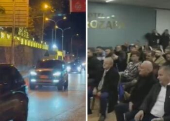 Salianji nis takimin me demokratët e Shkodrës, e presin me entuziazëm e duartrokitje