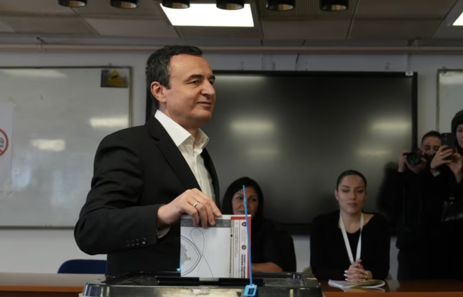 Kurti voton në Prishtinë  Shpresoj që pjesëmarrja të jetë masive