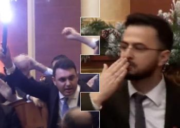 Akte dhune në Kuvend, PD përplaset me Gardën dhe ndez flakadanë. Sulmohet Peleshi, Endri Shabani ‘puth’ opozitën