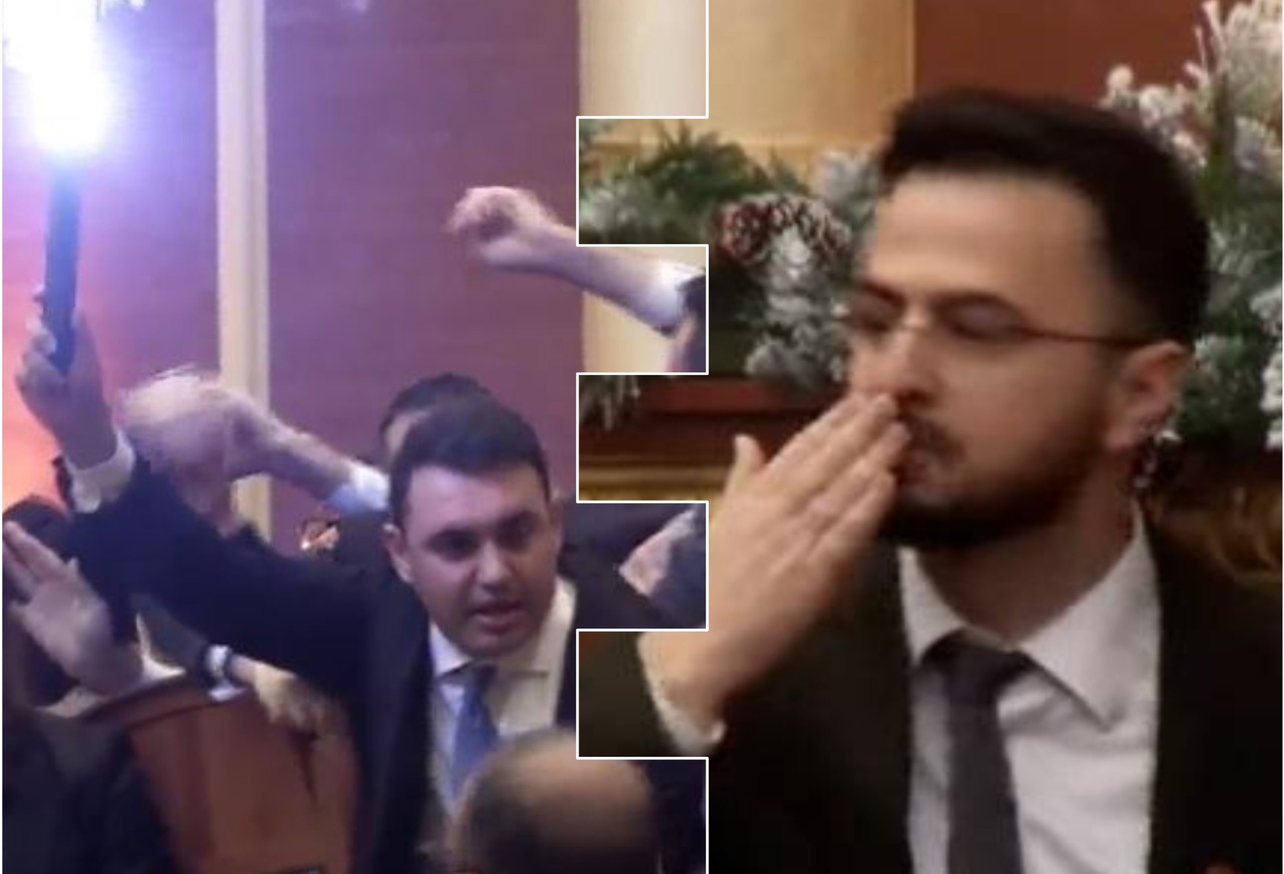 LIVE  Akte dhune në Kuvend  PD përplaset me Gardën dhe ndez flakadanë  Sulmohet Peleshi  Endri Shabani  puth  opozitën