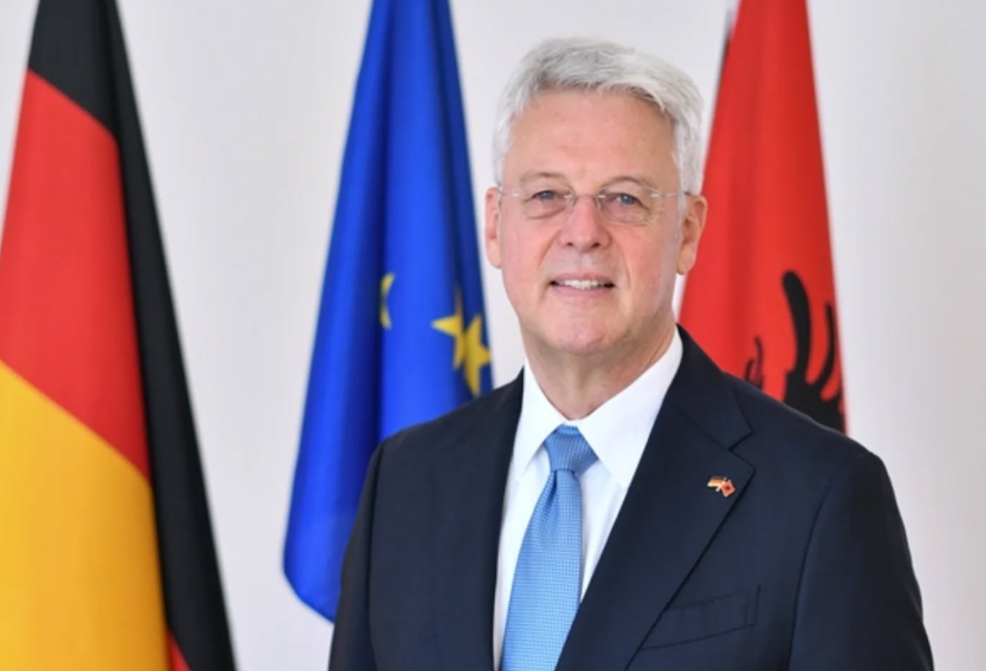 Zgjedhja e kreut të ri të SPAK  Ambasadori i Gjermanisë në Tiranë uron Klodian Brahon