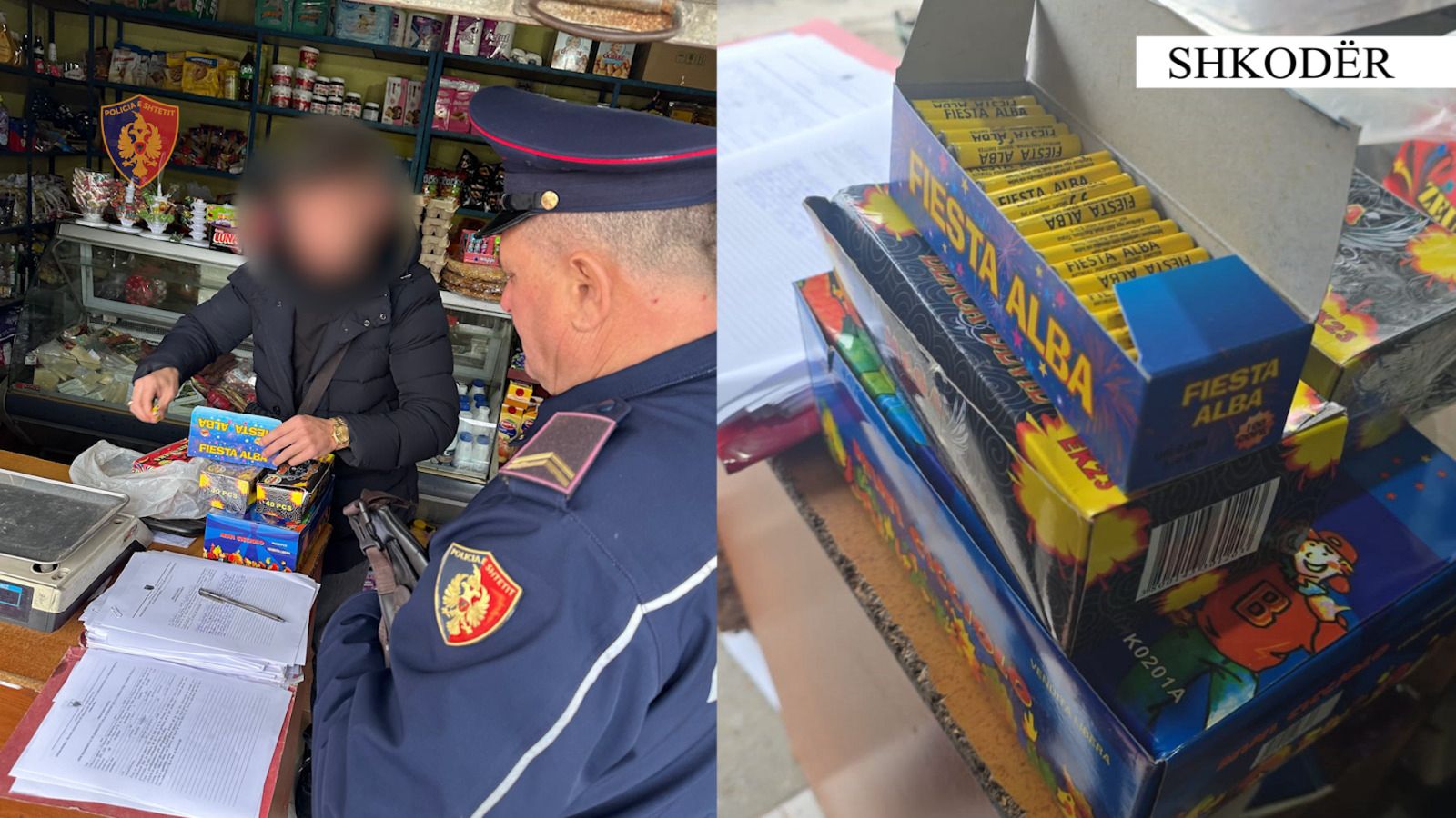 Policia sekuestron 44 kuti me fishekëzjarre  procedohet penalisht pronarja e dyqanit