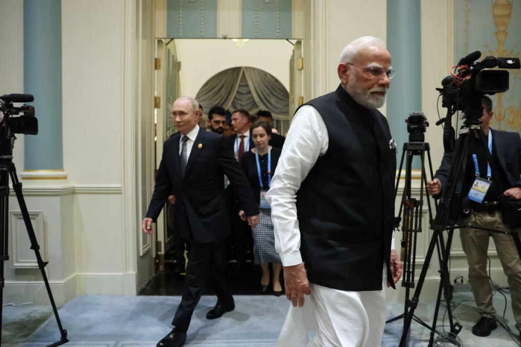 Thikë me dy presa  India mes SHBA vë dhe Rusisë  çfarë do të sjellë takimi Putin Modi