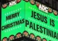 “Jezusi është palestinez”/ Shkakton reagime të shumta në publik tabela e neonit e shfaqur në Times Square për Krishtlindje