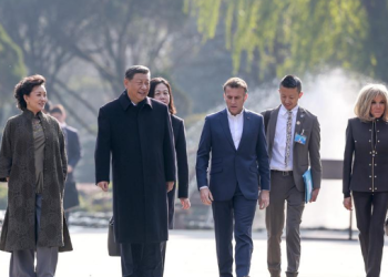 Xi zhvillon vizitë miqësore me Macron në Chengdu