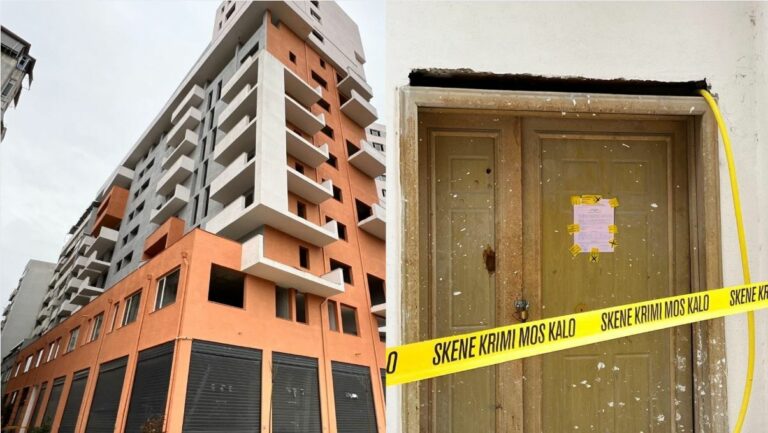 IKMT i vendos shiritin pallatit me 14 kate në Tiranë  Pezullohen punimet  3 katet e objektit pa leje ndërtimi