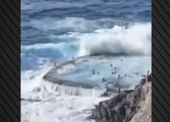 (VIDEO)Tenerife, dallga gjigante lëshohet mbi pishinën natyrore, humbin jetën 4 persona