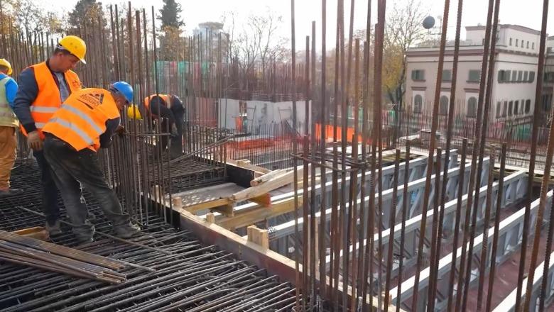 Rama ndan pamjet nga punimet për Teatrin e ri Kombëtar  Hapësirë ikonike për artin dhe kulturën në Shqipëri