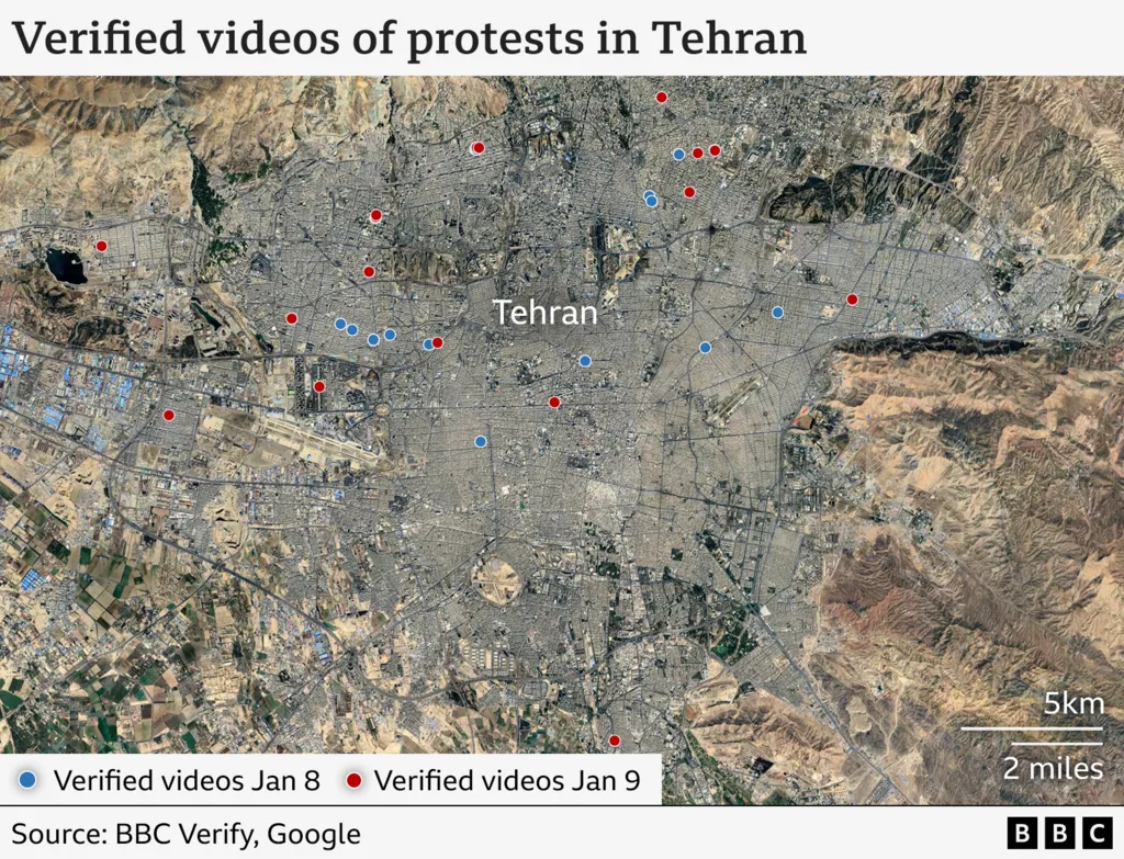 Fotot e zbuluara nga BBC ja zbulojnë viktimat e represionit brutal në Iran