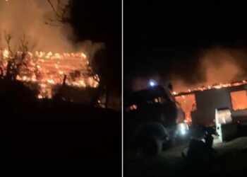 Elbasan/ Digjet banesa, 4 anëtarë të familjes mbeten në qiell të hapur, shkak i zjarrit dyshohet…