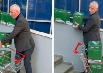 VIDEO/Avokati i Safet Bajrit merr me karrocë fashikujt nga SPAK, mijëra faqe…