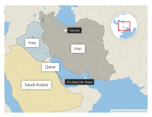 Trump paralajmëroi veprime të forta në Iran  Britania e Madhe tërheq personelin ushtarak nga baza amerikane në Katar