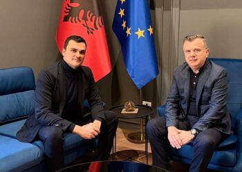 Përgatitjet për Samitin e Diasporës, Balla priti në Kuvend Besmir Rrjollin: Zë aktiv i komunitetit shqiptar në Milano