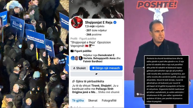  Revoltë dhe zemërim politik sipas dinamikës    Zbulohet mesazhi i Luçiano Boçit para protestës  FOTO 