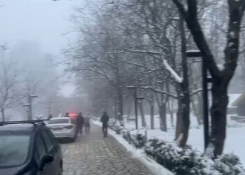 Bie niveli i prurjeve në Vjosë, dëbora krijon probleme me qarkullimin në Llogora