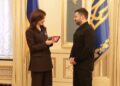 Ministrja Spiropali dekorohet nga Zelensky me “Urdhrin e Princeshë Ollgës“