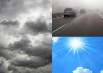 Dita e sotme me kthjellime, vranësira dhe mjegull gjatë mëngjesit e mbrëmjes