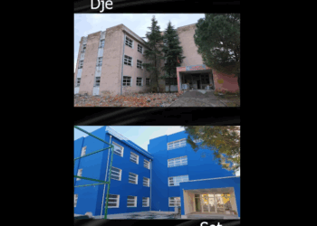 Rama publikon pamjet: Gjimnazi “Kolë Idromeno” në Shkodër me pamje të re dhe infrastrukturë moderne