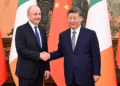 Xi Jinping-u takon kryeministrin irlandez Micheal Martin