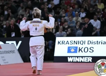 Xhudistja Distria Krasniqi triumfon në Paris, fiton medaljen e artë në “Grand Slam”