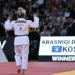 Xhudistja Distria Krasniqi triumfon në Paris, fiton medaljen e artë në “Grand Slam”