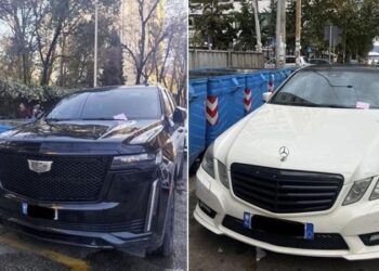 “Shikojini këta ‘trimat’ që sjellin rrezik aksidentesh!”, Balla ndan pamjet nga parkimet dysh në rrugët e Tiranës