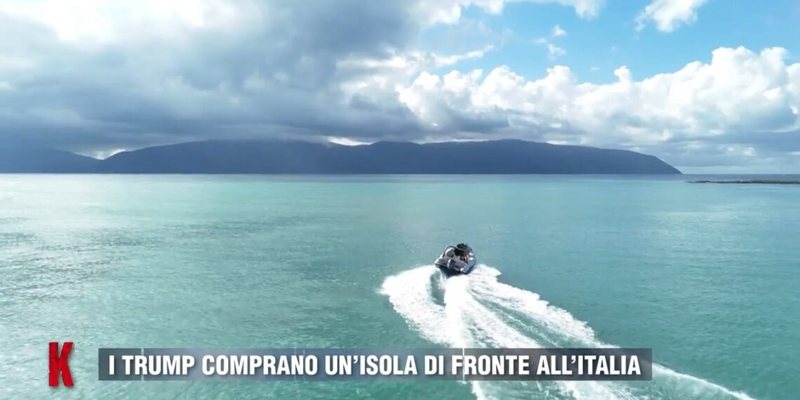 Mediaset  Donald Trump ble një ishull në Shqipëri