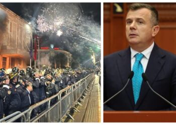 “Kush sulmon policinë, sulmon shtetin”, Taulant Balla reagon për protestën e opozitës