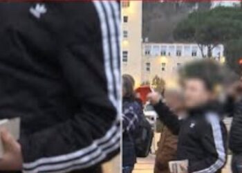 VIDEOLAJM / Pa nisur ende protesta e PD, të miturit ‘armatosen’ me pllaka guri