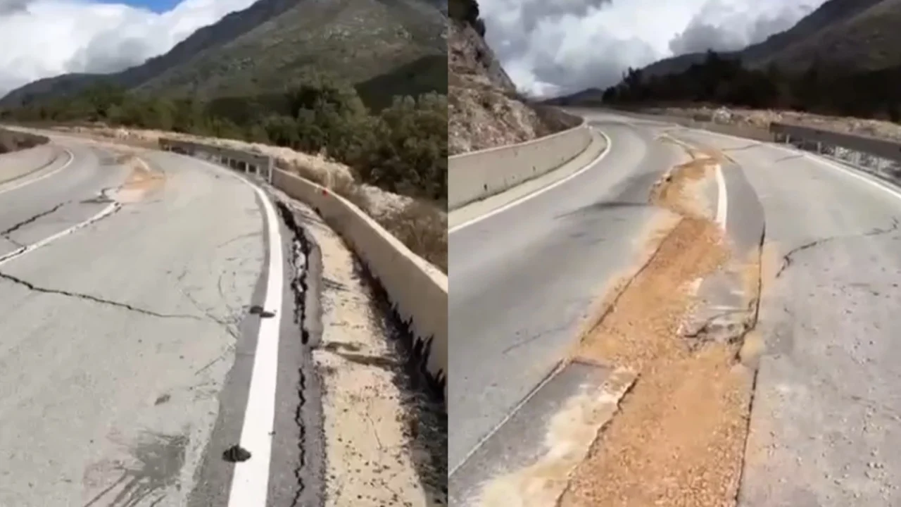 Lidh fshatin Kuç me Qeparoin  çahet rruga e lumit të Vlorës  dyshohet të jetë shkaktuar nga 