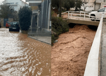 Reshje të dendura shiu përmbytin rrugët e Himarës, Bashkia thirrje qytetarëve: Shmangi lëvizjet