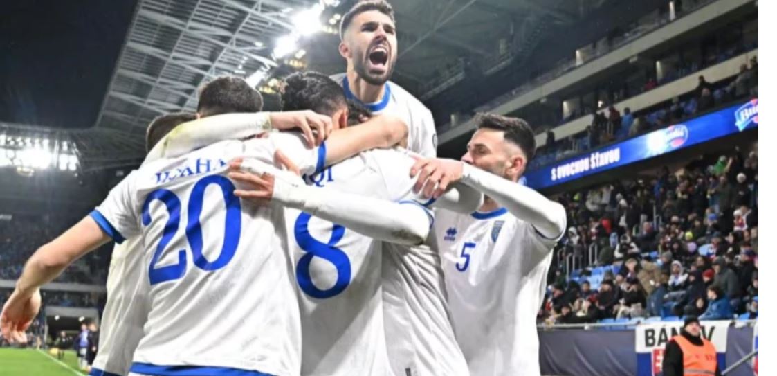 Kosova e papërmbajtur   Dardanët  shënojnë golin e katërt ndaj Sllovakisë