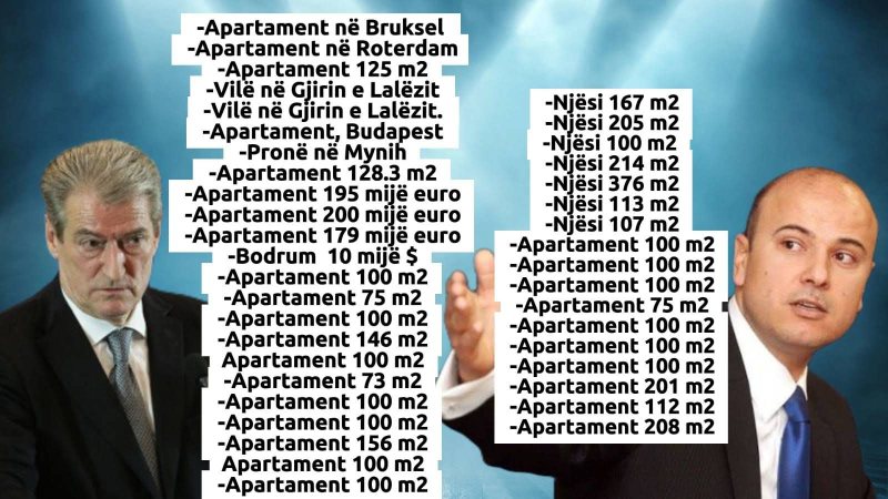  40 shtëpitë e Familjes Berisha   gazetari rikthen në vëmendje pasurinë e familjes së ish kryeministrit